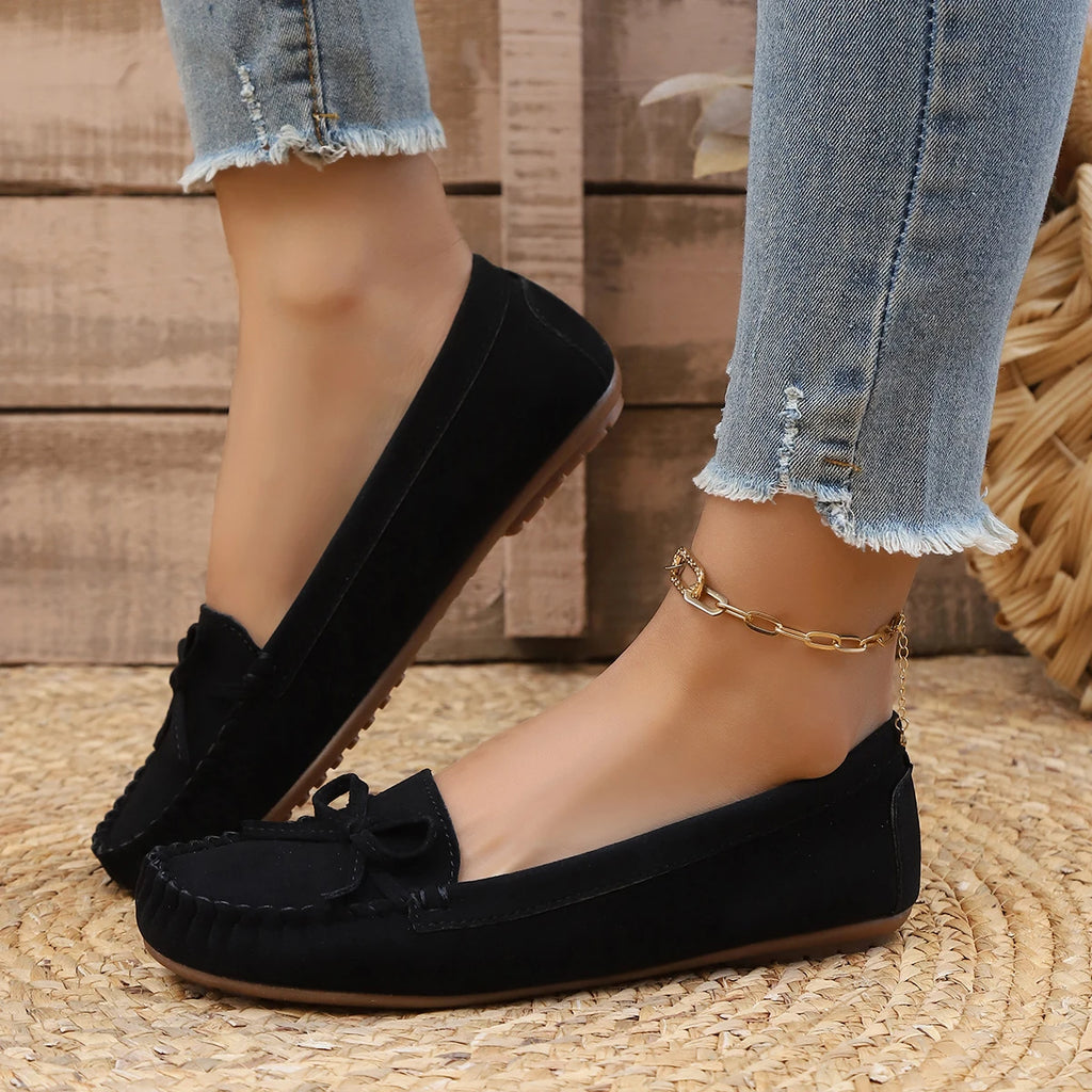 Spring and Autumn Elegant Round Toe Sexy Low Heel Casual Shoes Fashionable Best Selling New Comfortable Plus Size Women's Shoes
