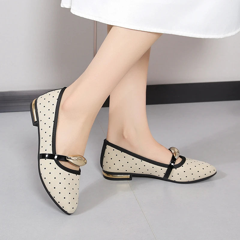 Spring and Autumn Elegant Pointed Sexy Low Heel Casual Shoes Fashionable Best Selling New Daily Comfortable Work Women's Shoes