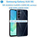 Used Samsung Galaxy A16 5G Refurbished Smart Android Phone US Version 6.7-inch 1080 x 2340 AMOLED 90Hz 5000mAh Samsung NFC 25W