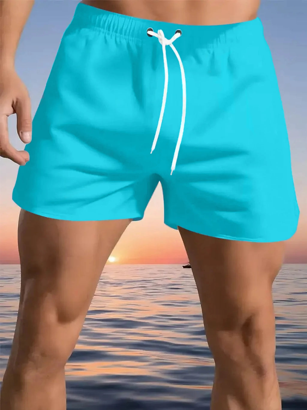 Running Quick Dry Shorts Single Layer for Gym Fitness Training Use Comfortable Breathable Sports Inner Underwear for Men