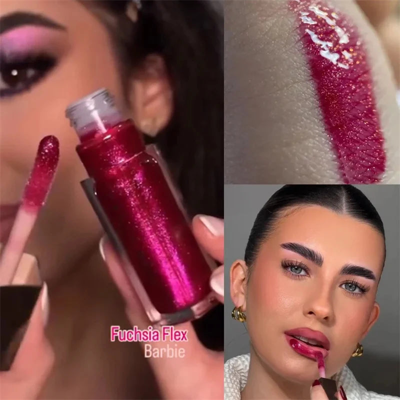 Fashion Fenty Beauty Lip Glaze Moisten Shine Glitter Lip Plumper Makeup For Beginner Liquid Lipstick Female Makeup Cosmetics
