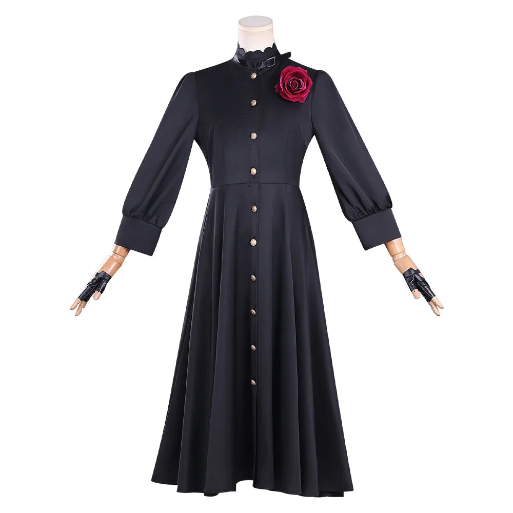 Scarlet Cosplay Wig Dress Costume May I Ask for Anime One Final Thing Roleplay Women Clothing Outfits Halloween Carnival Suit