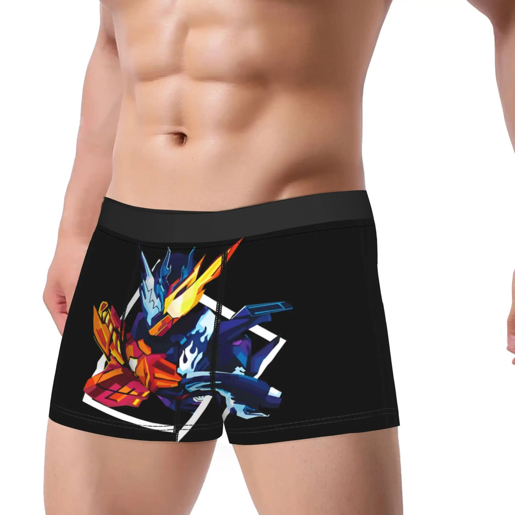 Bandai Kamen Rider Cross Z Build boxers  Underpants Breathbale Panties Men's Underwear Comfortable Shorts Boxer Briefs