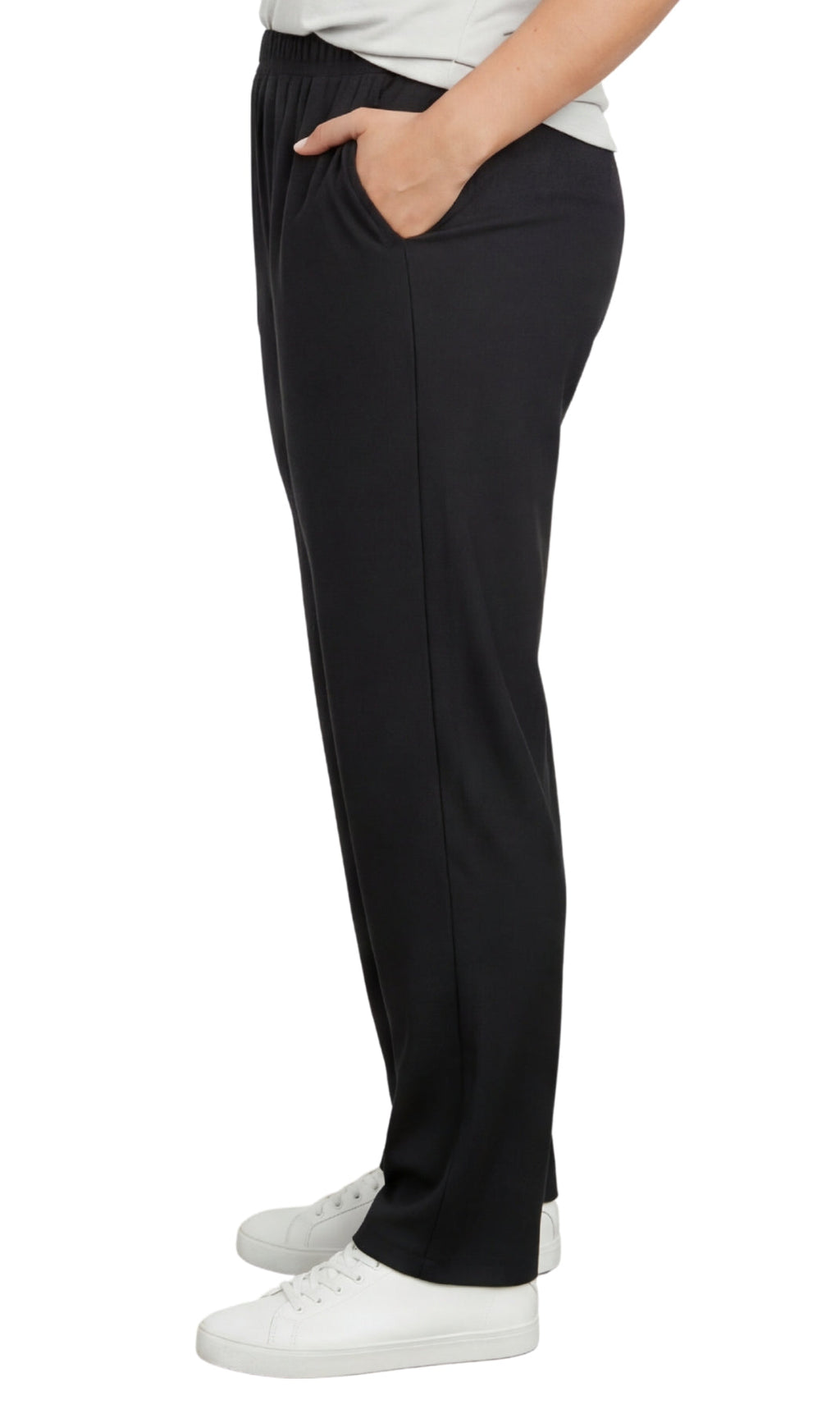 Women's Lightweight Pull-On Denim Jeans with Elastic Waist