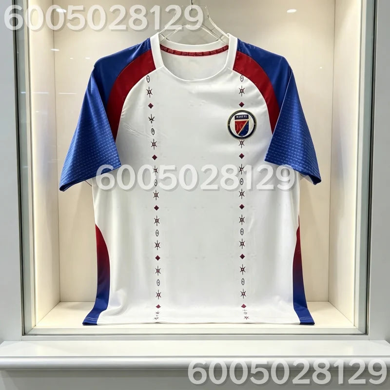New 2026 New Parent Child Football T-shirt 3D Printed National Team Haiti Football Jersey Quick Drying Adult and Children's Tops