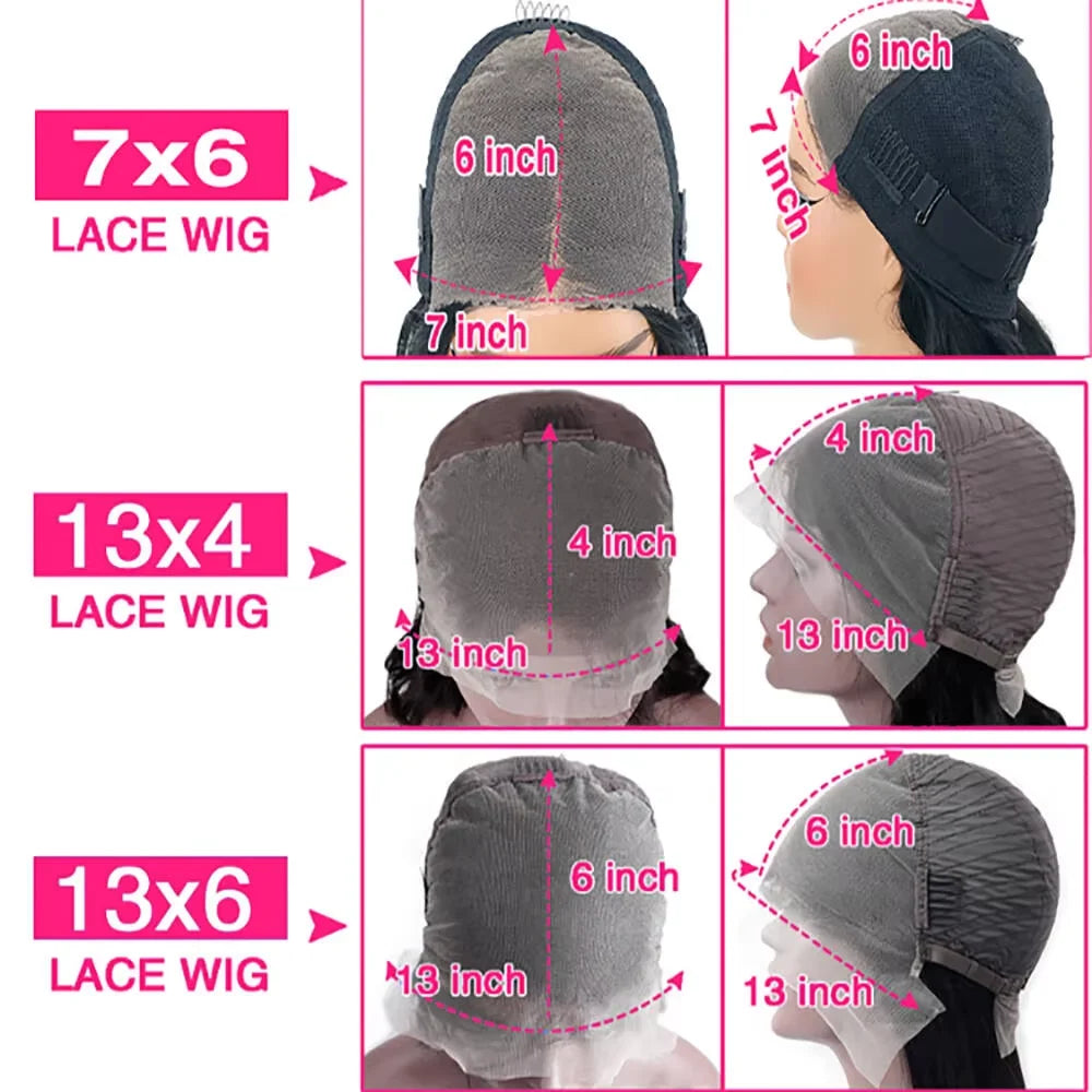18-46 Inches Burmese Curly 13x4 HD Lace Front Human Hair Hair Wig 200 Density 13x6 Lace  Frontal Hair Wigs For Women