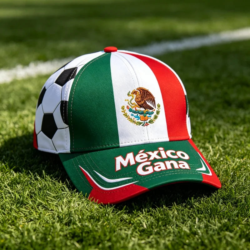 2026 Summer Mexico Football Fans 3D Print Baseball Cap Quick Dry Breathable Unisex Thin Soccer Sun Hat One Size