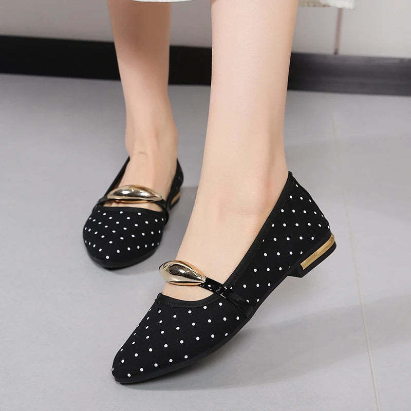 Spring and Autumn Elegant Pointed Sexy Low Heel Casual Shoes Fashionable Best Selling New Daily Comfortable Work Women's Shoes