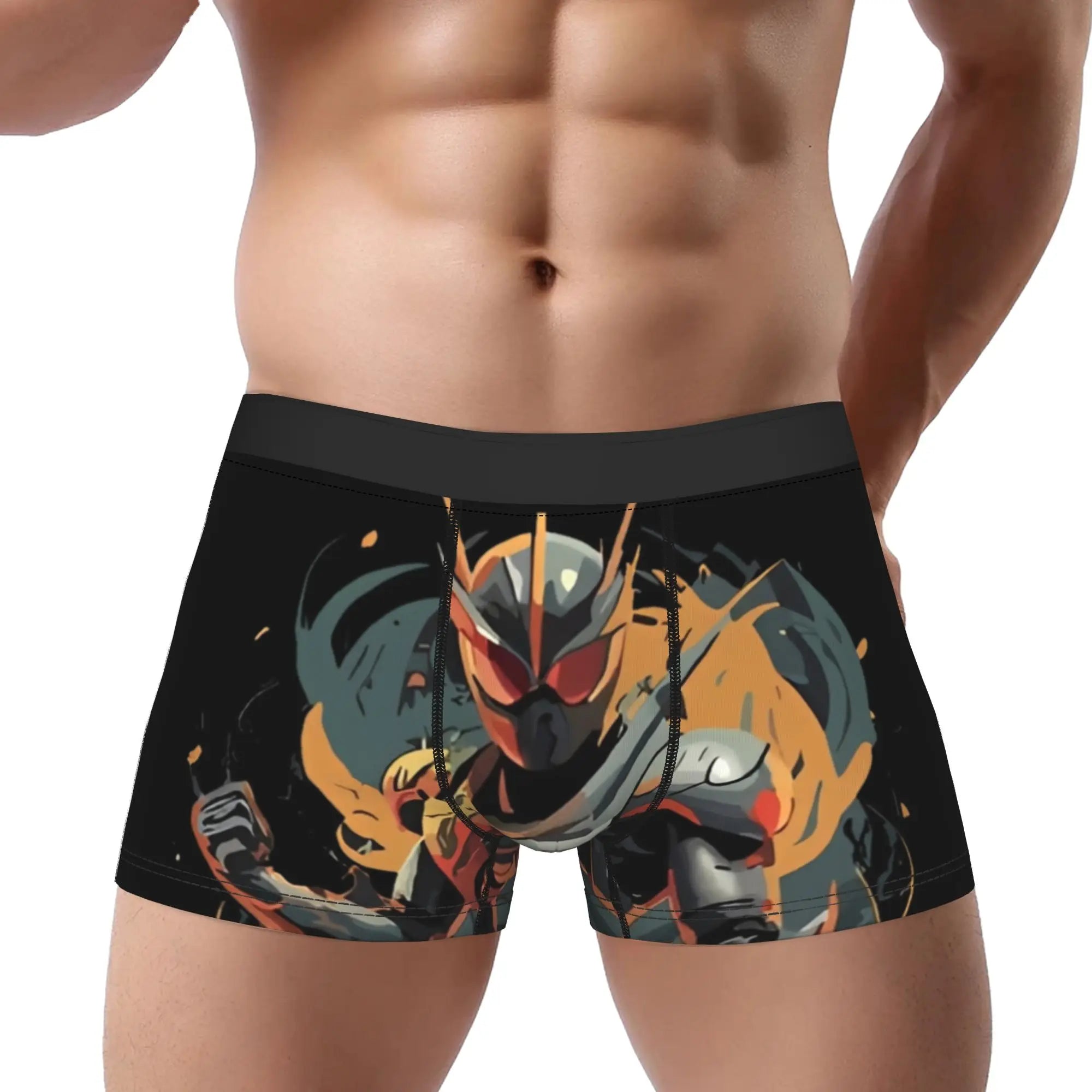 Bandai Kamen Rider Cross Z Build boxers  Underpants Breathbale Panties Men's Underwear Comfortable Shorts Boxer Briefs