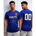 Haiti Soccer Fan 3D Jersey 2026 Summer Outdoor Sports Breathable Short-sleeved Football Training Top Unisex Casual  Tees
