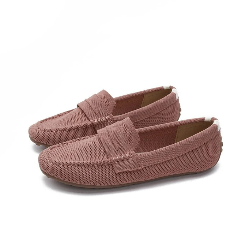 Loafers Women Summer New 's Mokasin Shoes Flat Loafers  Slip-on Flat Shoes Runway Formal Business Walk Shoes