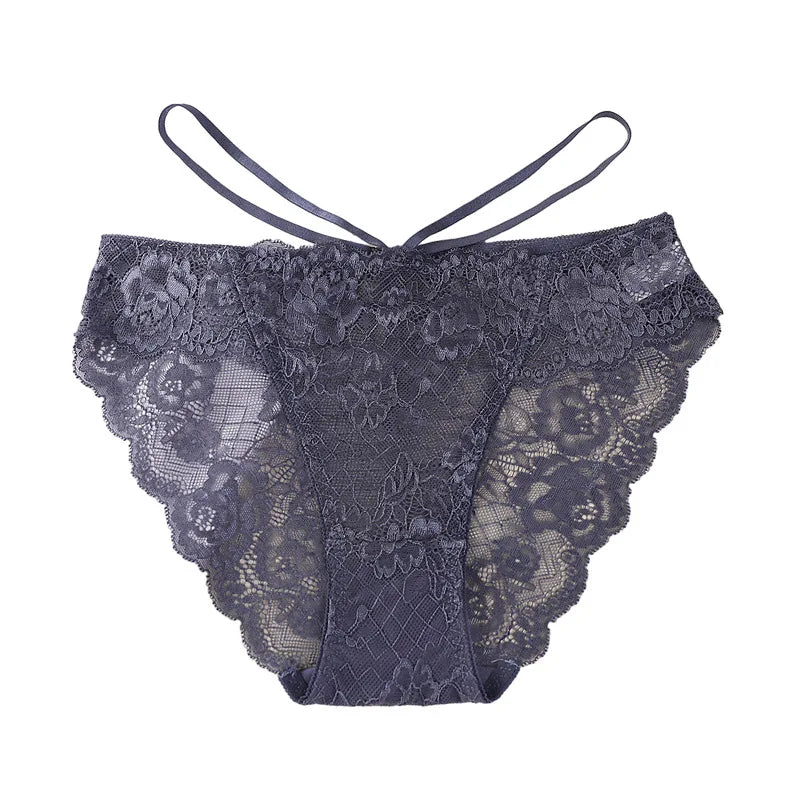 Summer New Sexy Women's Underwear Lace Lifting Buttocks Sexy Breathable Low Waist Pure Cotton Crotch Women's Triangle Underwear