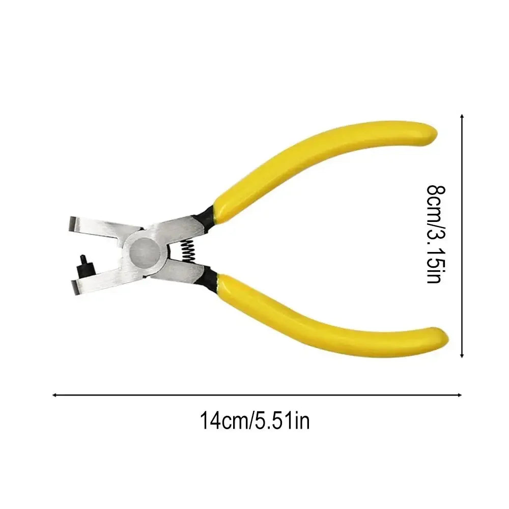 2mm Leather Belt Hole Punch Pliers Tool Mini Watch Band Punching Hole Pliers Multi-Functional Hand Plier DIY Drilling Tool