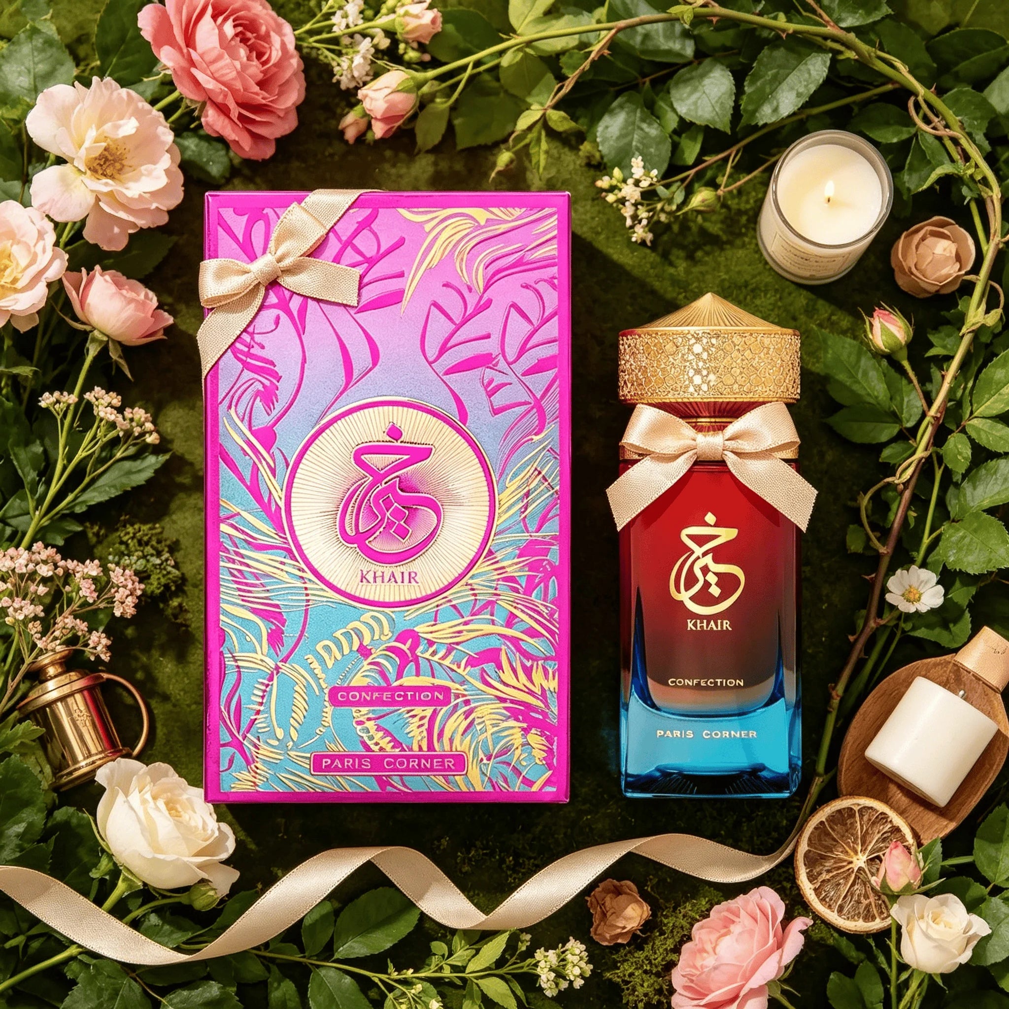2026 Fashion Trend Paris Corner Khair Confection EDP 3.4 Fl Oz, Unisex Daily Wear Perfume, Pear Jasmine Whipped Cream Vanilla Aroma