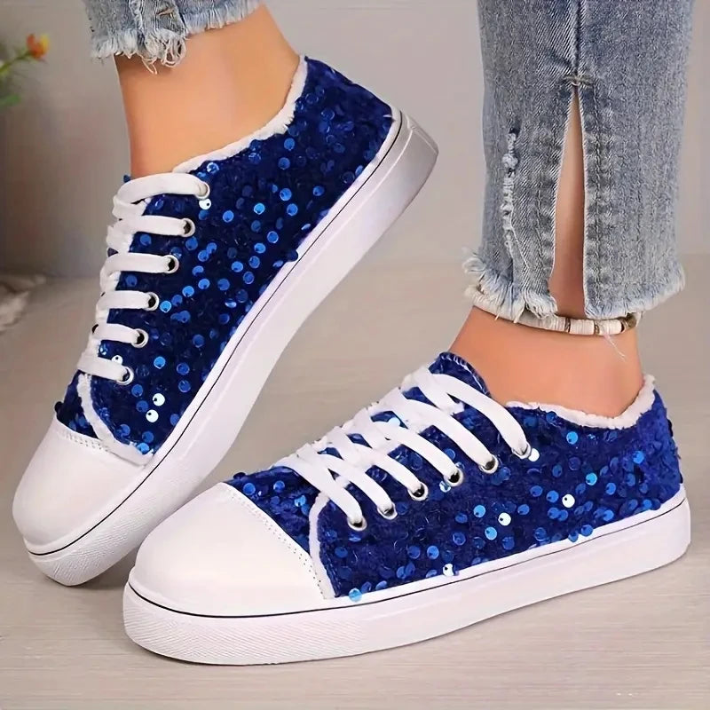 Spring 2026 new model lace-up sports shoes, fashionable and casual style, women's style canvas low-top flat semi-sulfurized sole