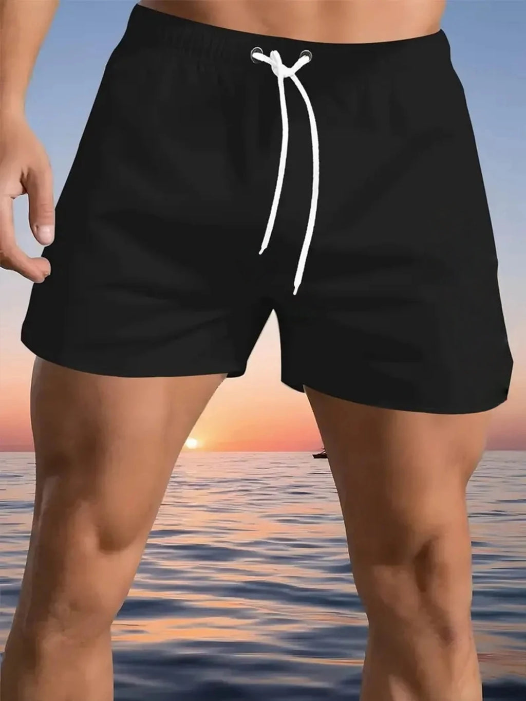 Running Quick Dry Shorts Single Layer for Gym Fitness Training Use Comfortable Breathable Sports Inner Underwear for Men