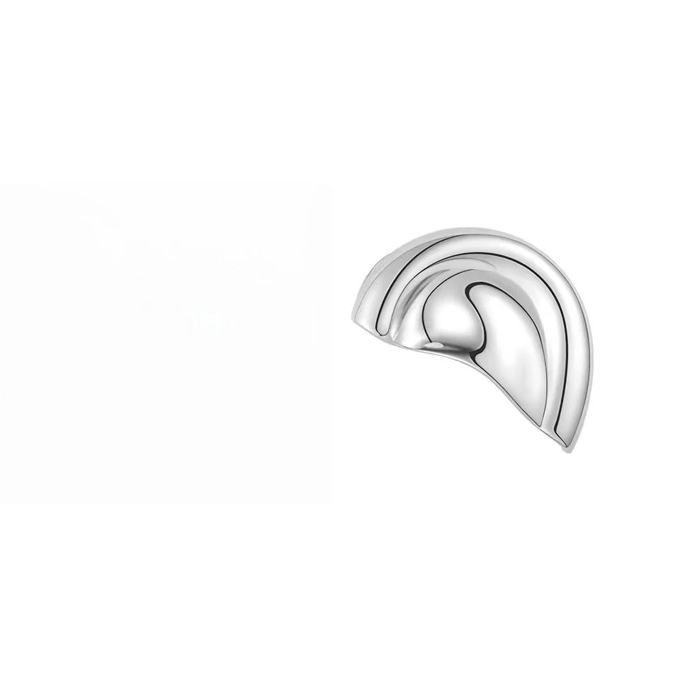 Punk Vintage Half Ear Contour Metal Ear Clip Exaggerate Stud Earrings For Women girls Ear Bones Clip Fashion Earring Jewelry