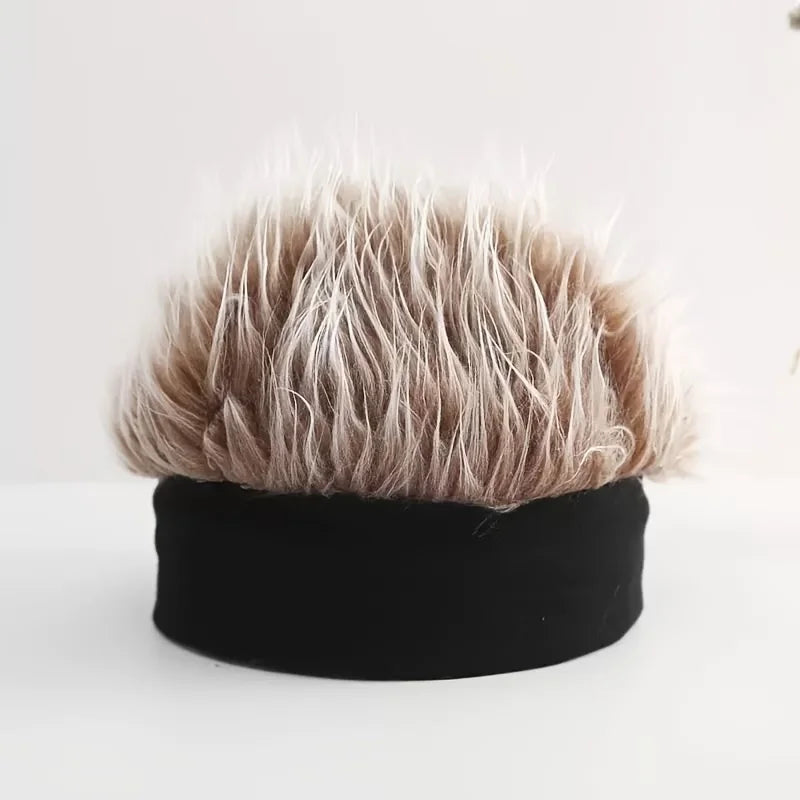 A men's hip-hop wig hat - instantly creates a fluffy effect, suitable for parties, dances, and daily wear