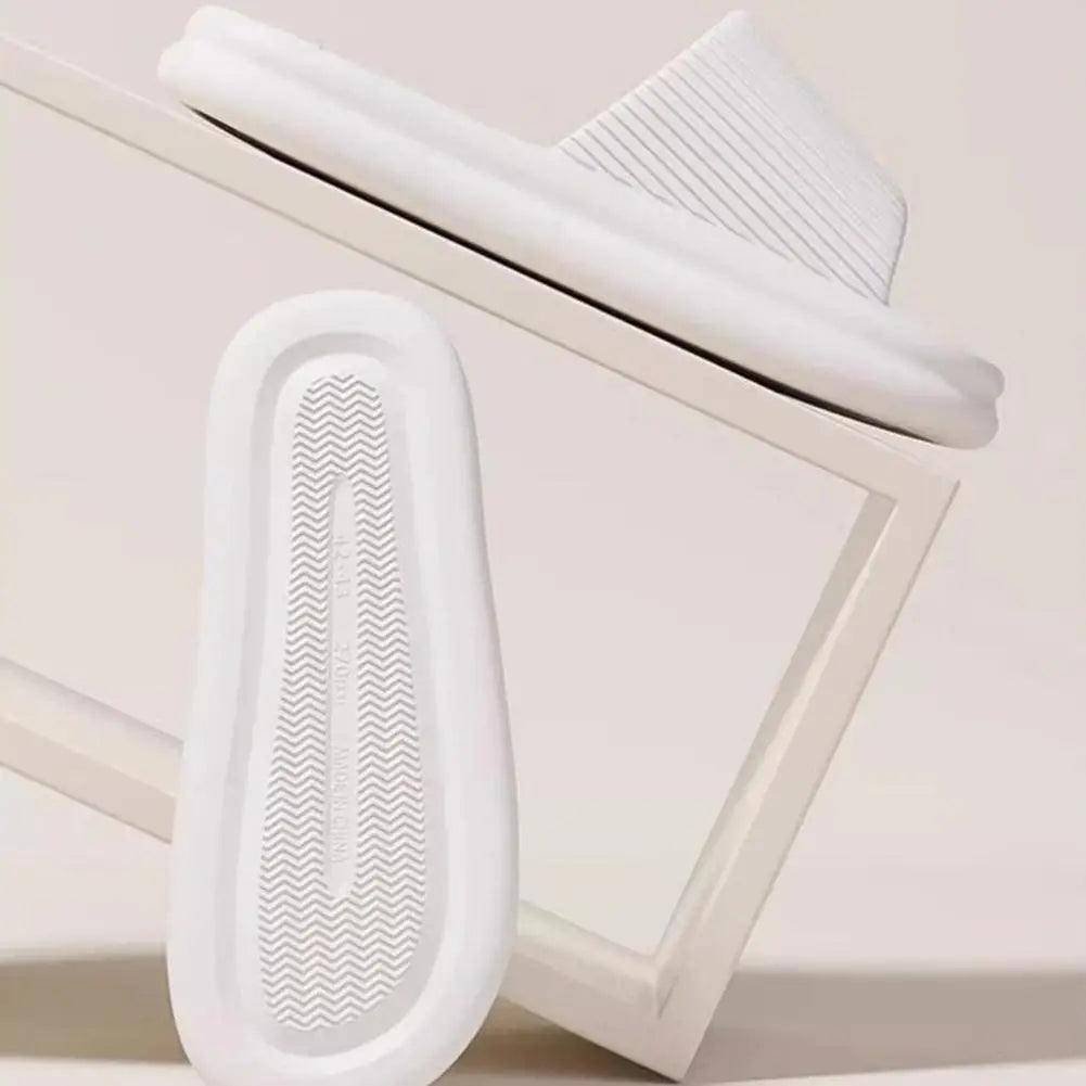 Thick Bottom Sandal Slippers Ultra-Soft Mute Indoor Slippers with Anti-Odor Technology Summer Runs Small Recommend Size Up