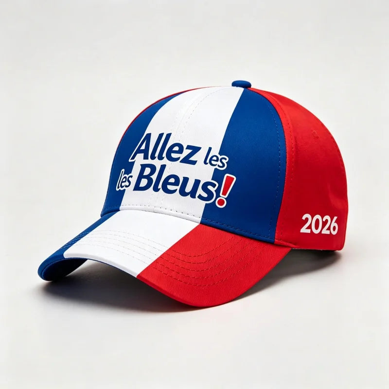 2026 Summer France Football Fans 3D Print Baseball Cap Quick Dry Breathable Unisex Sports Sun Hat for Outdoor Running Gym