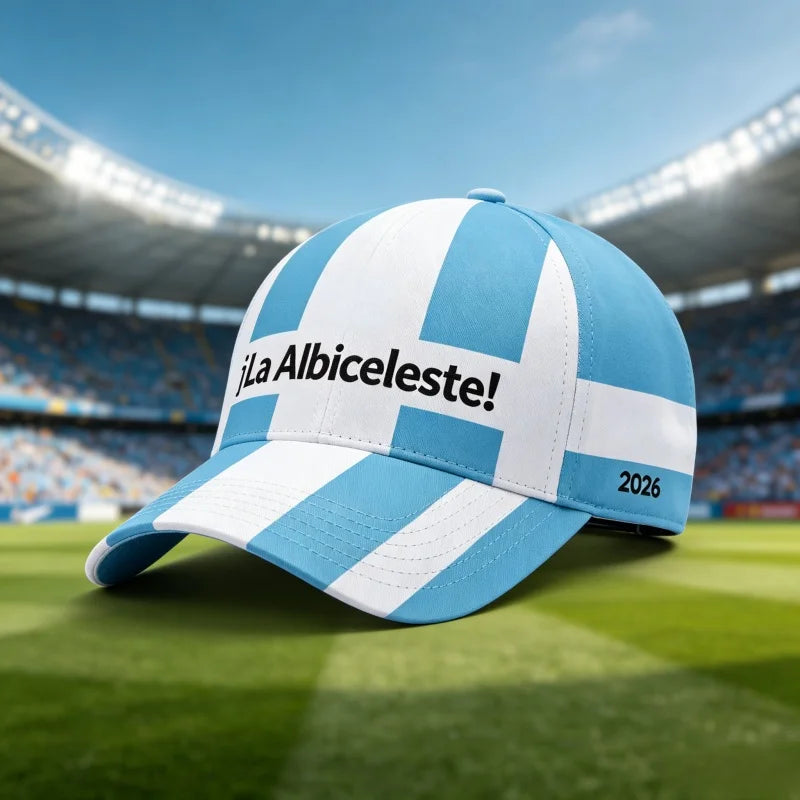 2026 Summer Argentina 3D Print Baseball Cap Quick Dry Breathable Unisex Sports Sun Hat for Football Fans Outdoor Gym Running