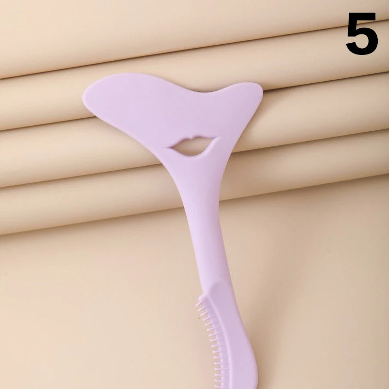 Multi-Functional Eyeliner Stencil Wing Tips Eyeliner Aid Drawing Lipstick Wearing Aid Reusable Makeup Tools Auxiliary Artifact