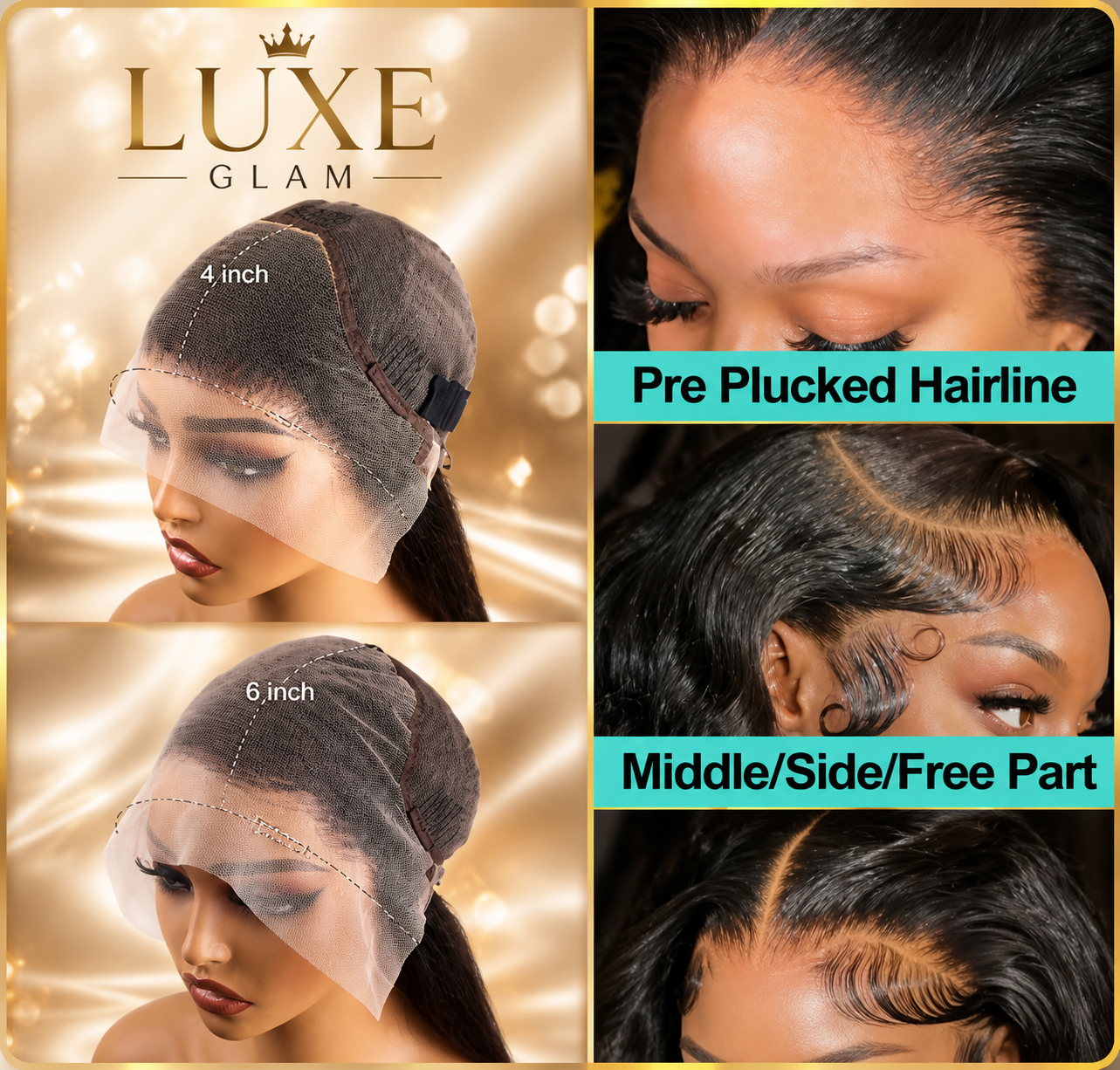 High Density Loose Deep Wave Lace Frontal Wig 30 40 Inch Lace Front Brazilian Curly Wigs 13x6 Hd Lace Frontal Black Human Hair