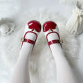 Original Japanese Lolita Mary Jane Shoes Summer New Kawaii Girls Round Head Low Heel Indoor Shoes Student Daughter Flat Shoes