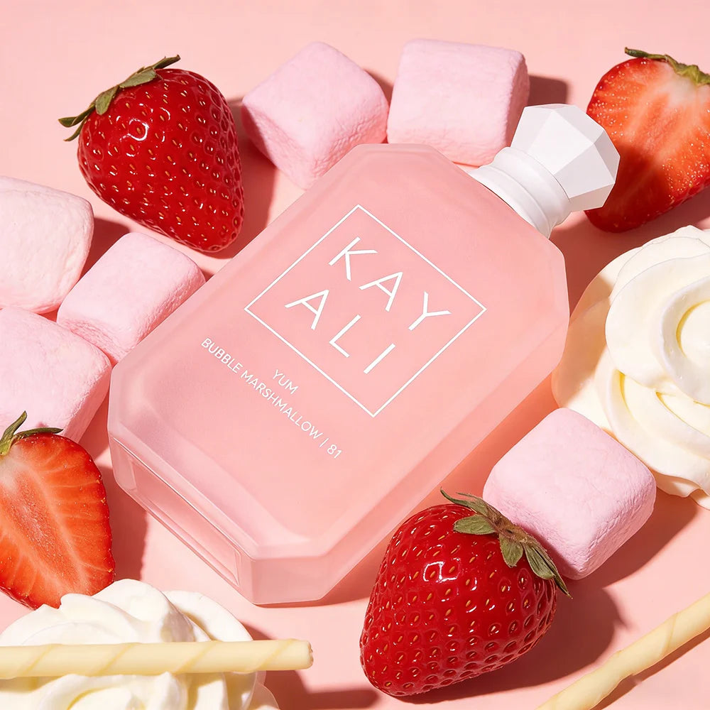 KAYALI YUM BOUJEE MARSHMALLOW | 81 Eau de Parfum Intense | 3.4 oz / 100 ml Luxury Gourmand Perfume for Women & Men | Sweet Straw
