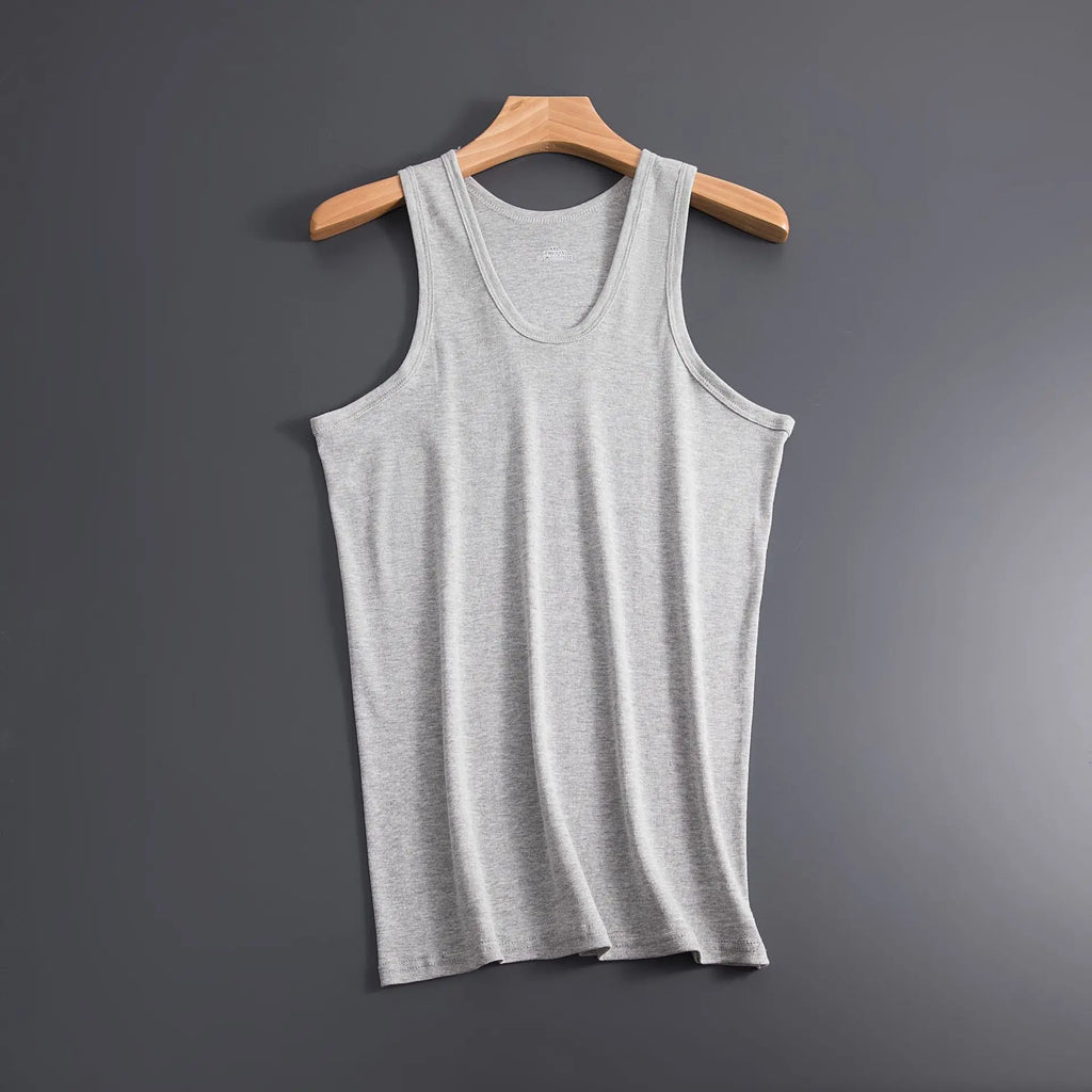 3Pcs Men Muscle Vests Cotton Mens Underwear Sleeveless Tank Top Solid Muscle Vest Undershirts Gymclothing Bodybuilding Tank Tops