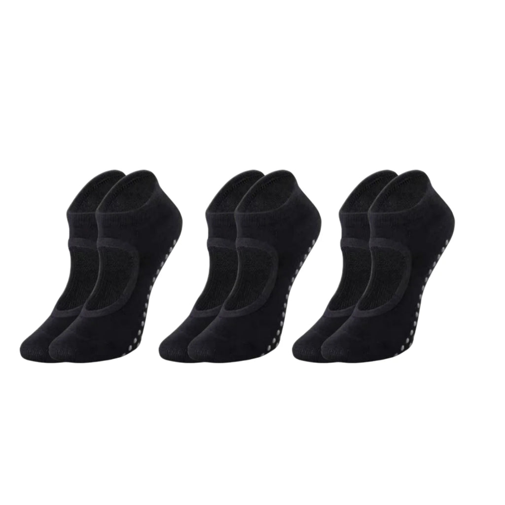 Non-Slip Yoga Socks for Women – Open Top Grip Socks, Breathable Ballet Style, Anti-Skid Pilates Barre Spring Summer