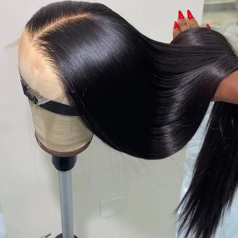 Straight Lace Front Wigs Human Hair 250% Density 13x4 Full Frontal Transparent HD Lace Wig Glueless Wigs 13x6 Lace Frontal Wigs