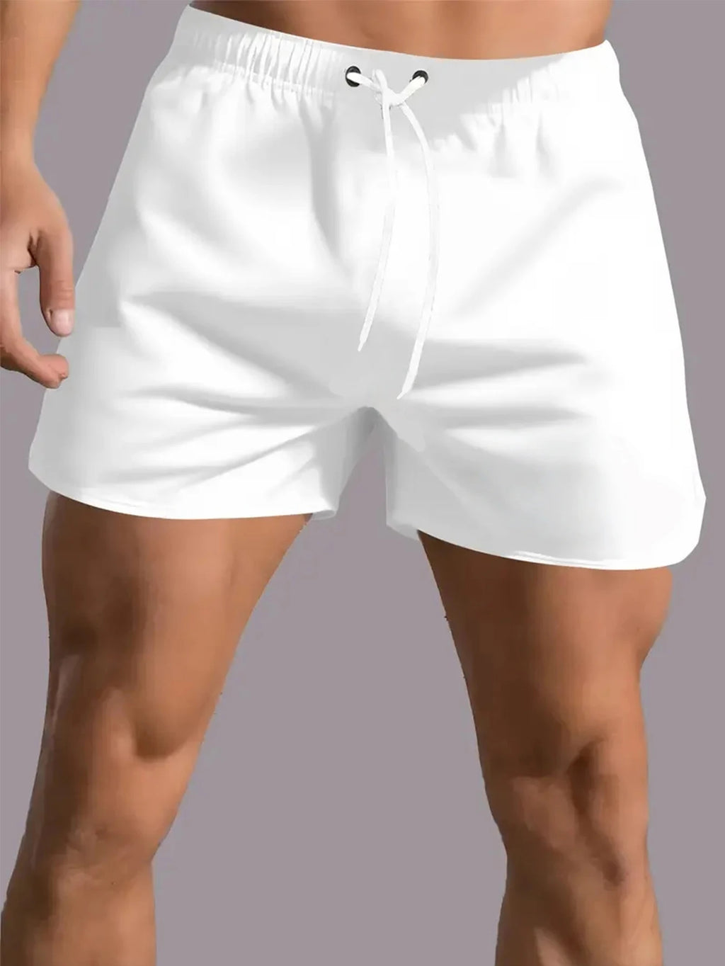 Running Quick Dry Shorts Single Layer for Gym Fitness Training Use Comfortable Breathable Sports Inner Underwear for Men