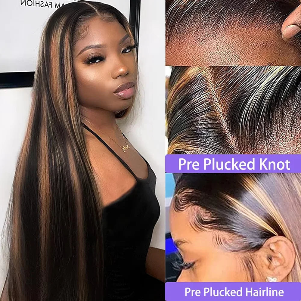 13x4 13x6 HD lace FB 30 Straight Human Hair Wigs Lace Front For Women HD Transparent Lace Frontal Wig Pre Plucked 40 46 Inch