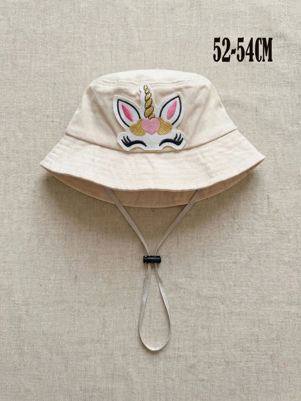 1pcs 3-8Y Girls Sequined Butterfly Fisherman Hat Pink Adjustable Head Circumference Thin Sun Protection Summer Cap