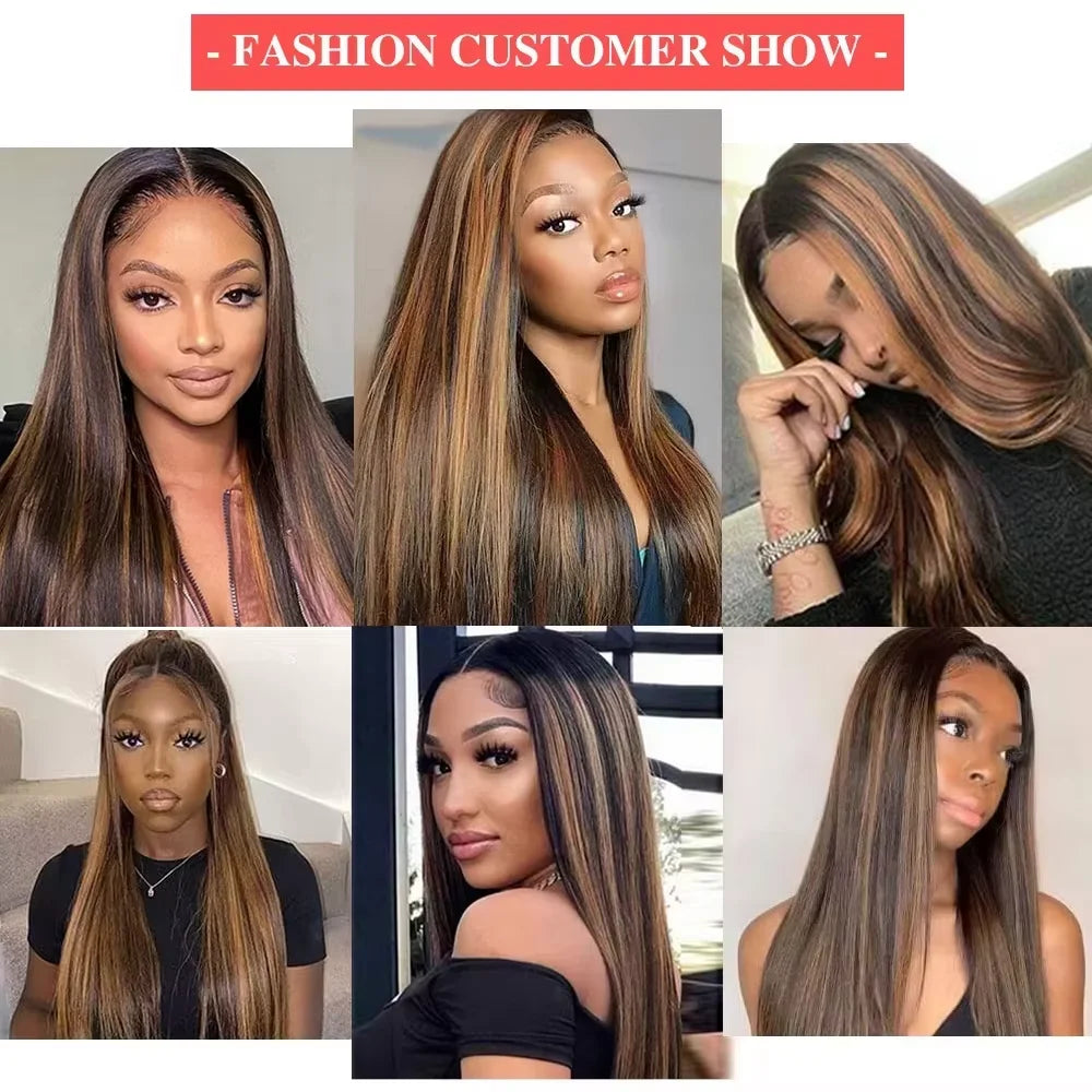 13x4 13x6 HD lace FB 30 Straight Human Hair Wigs Lace Front For Women HD Transparent Lace Frontal Wig Pre Plucked 40 46 Inch