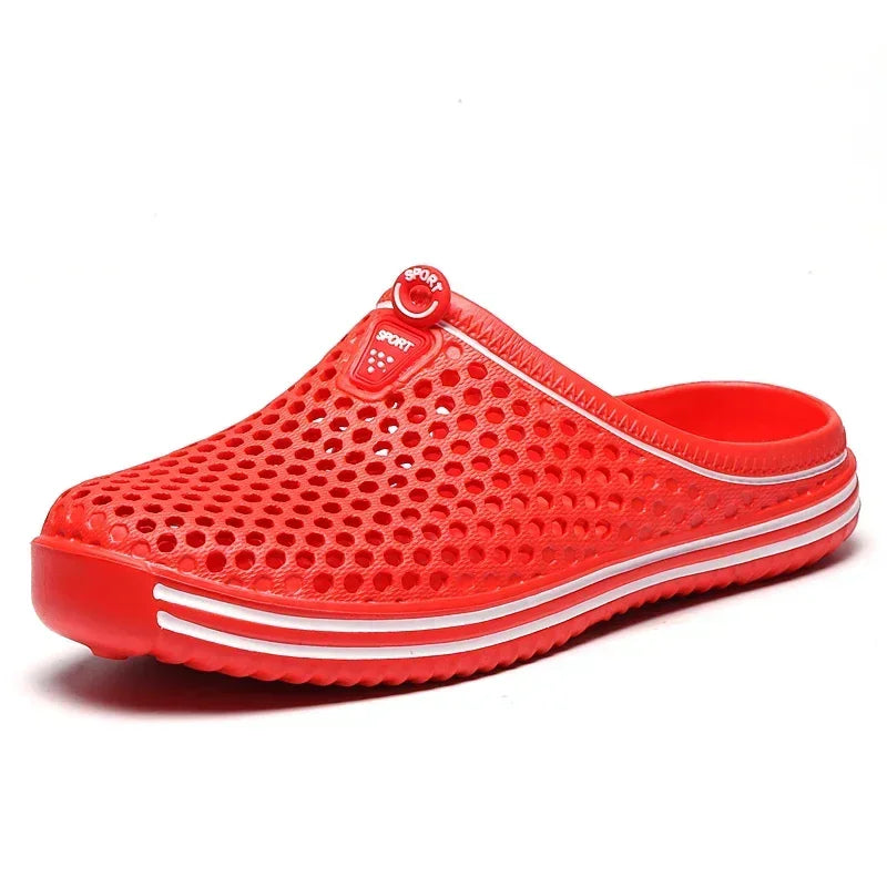 Comfortable Men Pool Sandals Summer Outdoor Beach Shoes Men Slip on Garden Clogs Casual Water Shower Slippers Unisex Zapatos