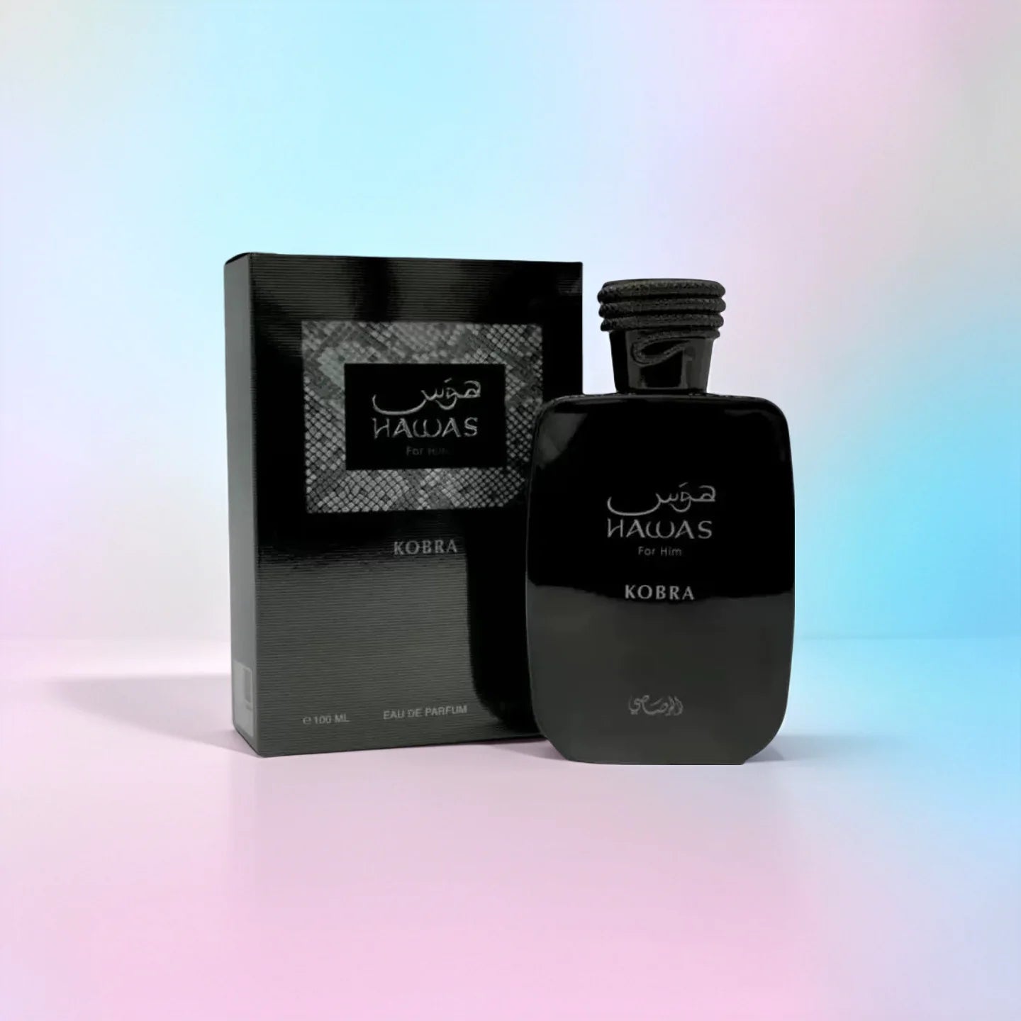 Rasasi Hawas Kobra Men's Perfume EDP Spray 3.38 Oz - Long-Lasting Men's Fragrance