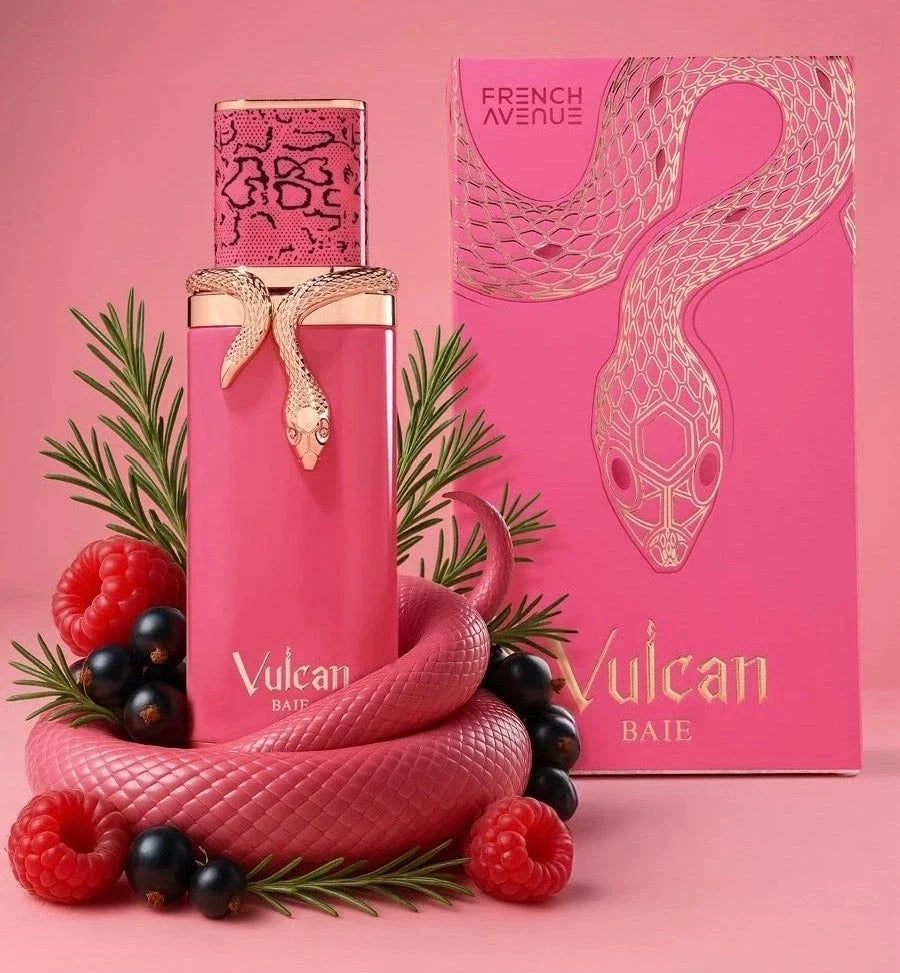 Fragrance World French Avenue Vulcan Collection (Vulcan Feu) 3.4 Oz 100ml For Men And Women Ideal Gift Choice, (Valentine's Day,