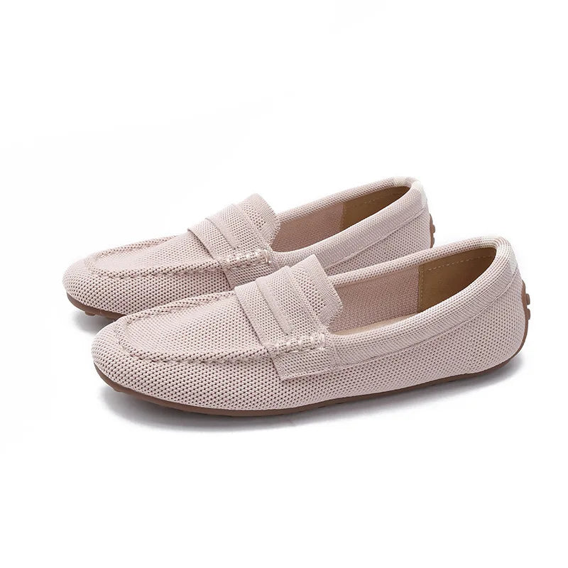 Loafers Women Summer New 's Mokasin Shoes Flat Loafers  Slip-on Flat Shoes Runway Formal Business Walk Shoes