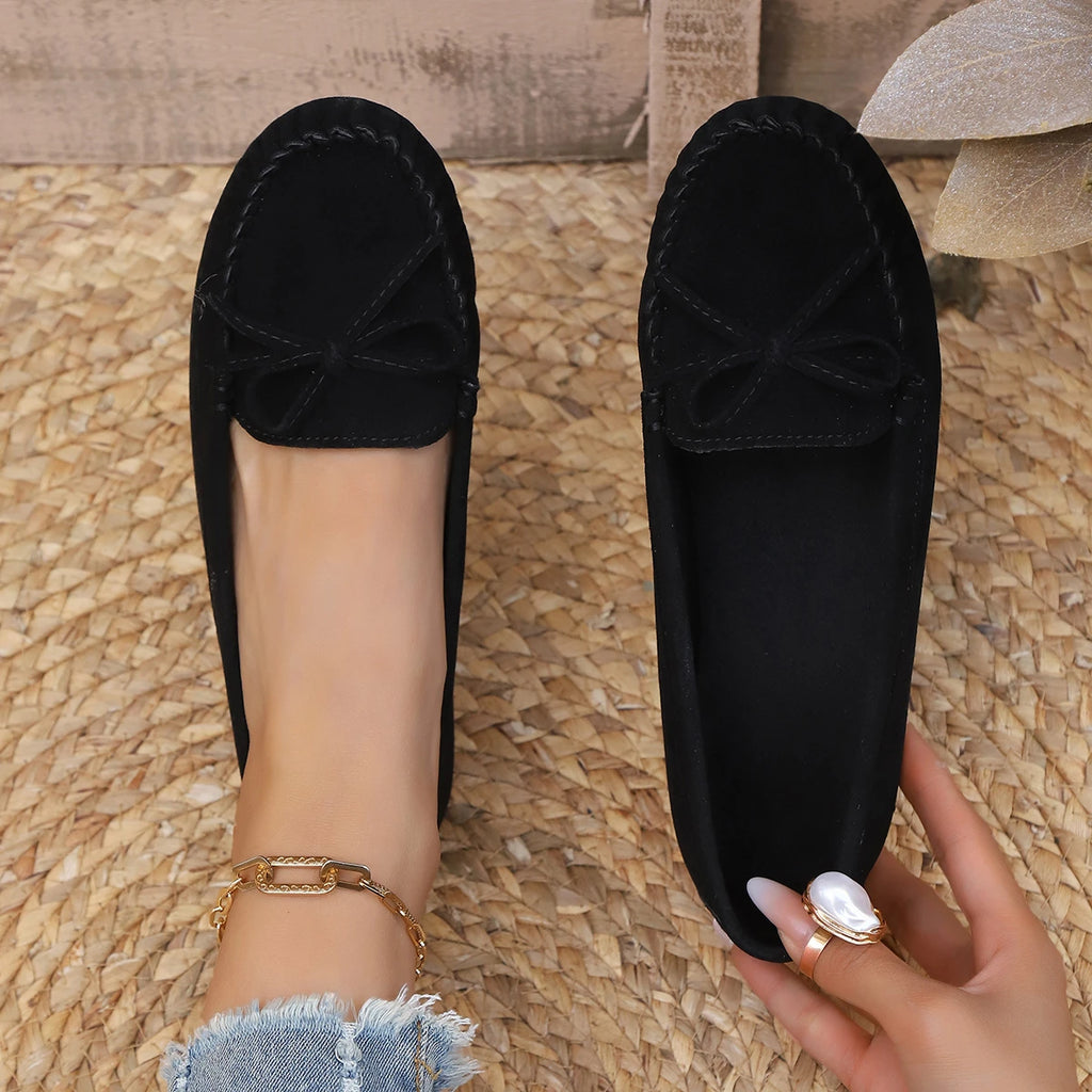 Spring and Autumn Elegant Round Toe Sexy Low Heel Casual Shoes Fashionable Best Selling New Comfortable Plus Size Women's Shoes