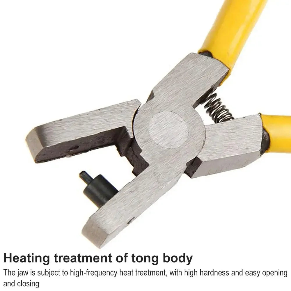 2mm Leather Belt Hole Punch Pliers Tool Mini Watch Band Punching Hole Pliers Multi-Functional Hand Plier DIY Drilling Tool