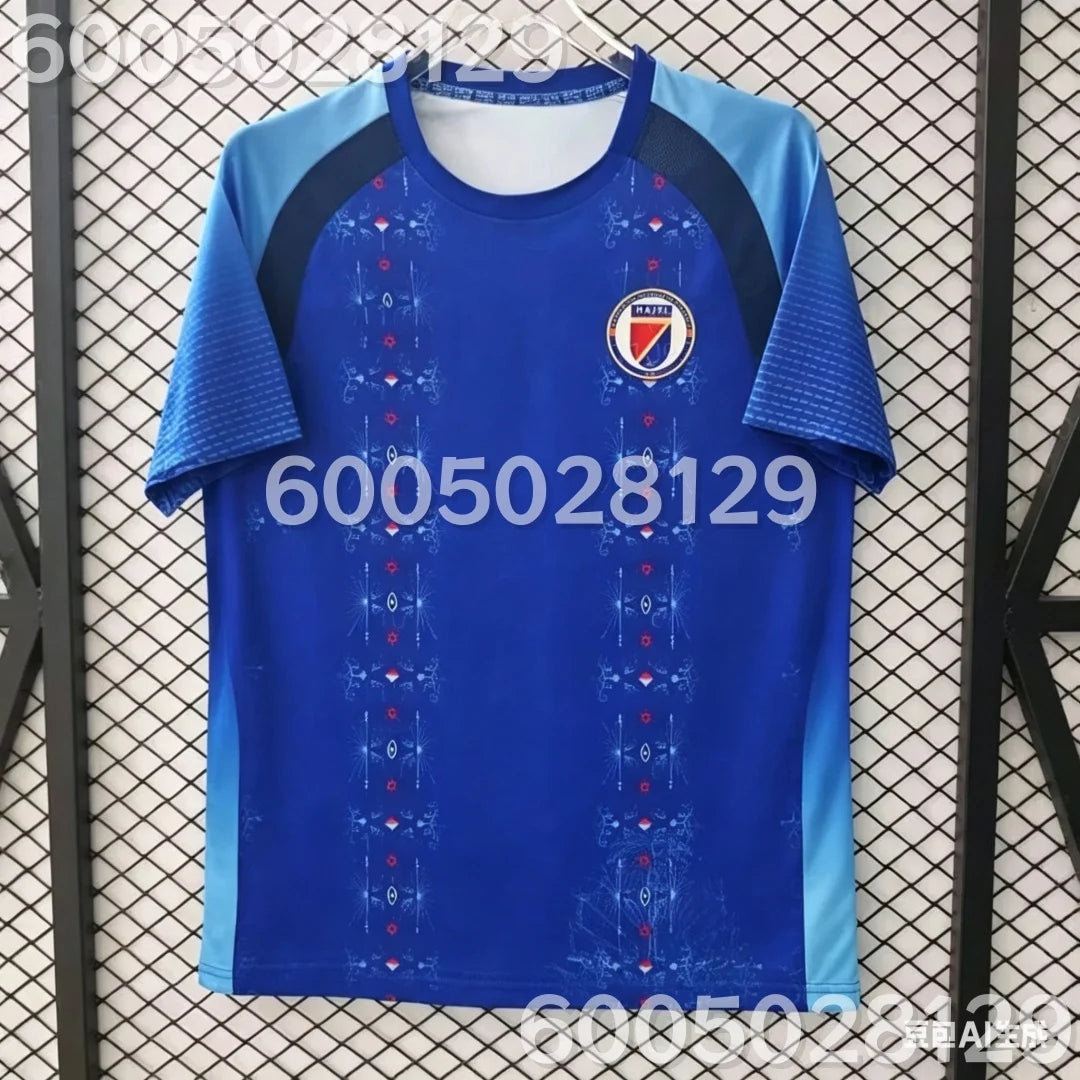 New 2026 New Parent Child Football T-shirt 3D Printed National Team Haiti Football Jersey Quick Drying Adult and Children's Tops