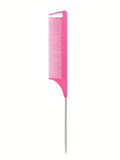 stainless steel pointed tail hair professional hair comb hair brush salon hair styling tool hair comb Special for real hair wigs