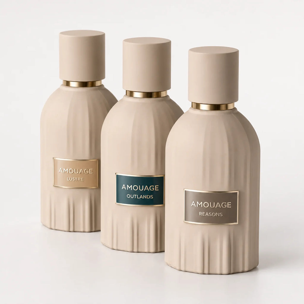 Amouage Lustre and Reasons and Outlands para Hombres y Mujeres 100ml/3.4oz Long-Lasting, Luxurious Arabian Fragrances — Recommended Valentine's Day Gifts
