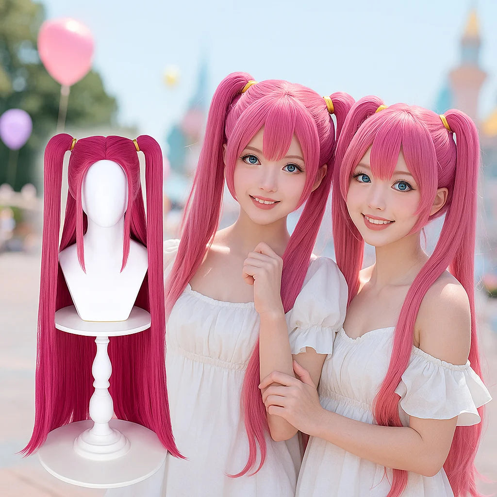 Women's Anime Wig -  Ombre Highlights, Lightweight and Comfortable Fit, Perfect for Cosplay, Parties, and K-Pop Fans