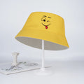 Funny-faced Fisherman's Hat for Children Ages 2–6: Breathable, Casual Sun Hat Perfect for Kids' Daily Outings and Playtime