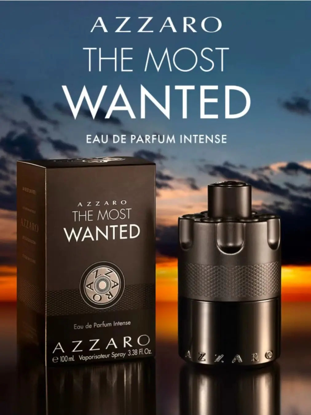 Azzaro The Most Wanted Eau de Parfum Intense - Woody & Seductive Mens Cologne - Fougère, Ambery & Spicy Fragrance for Date Night - Lasting Wear - Luxury Perfumes for Men