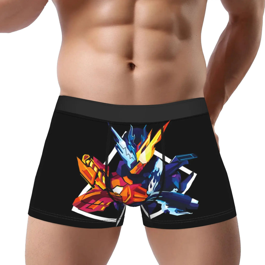 Bandai Kamen Rider Cross Z Build boxers  Underpants Breathbale Panties Men's Underwear Comfortable Shorts Boxer Briefs