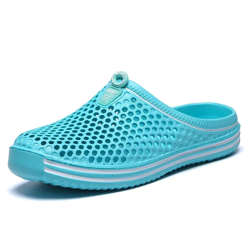 Comfortable Men Pool Sandals Summer Outdoor Beach Shoes Men Slip on Garden Clogs Casual Water Shower Slippers Unisex Zapatos